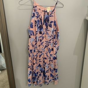 Pink and Blue Romper